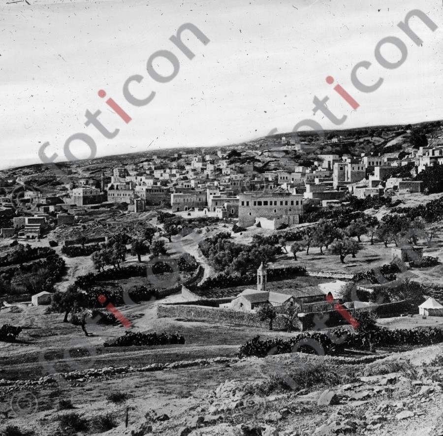 Nazareth | Nazareth - Foto simon-101-005-sw.jpg | foticon.de - Bilddatenbank für Motive aus Geschichte und Kultur